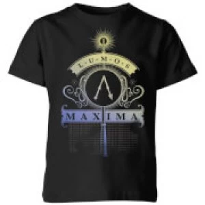 Image of Harry Potter Lumos Maxima Kids T-Shirt - Black - 11-12 Years
