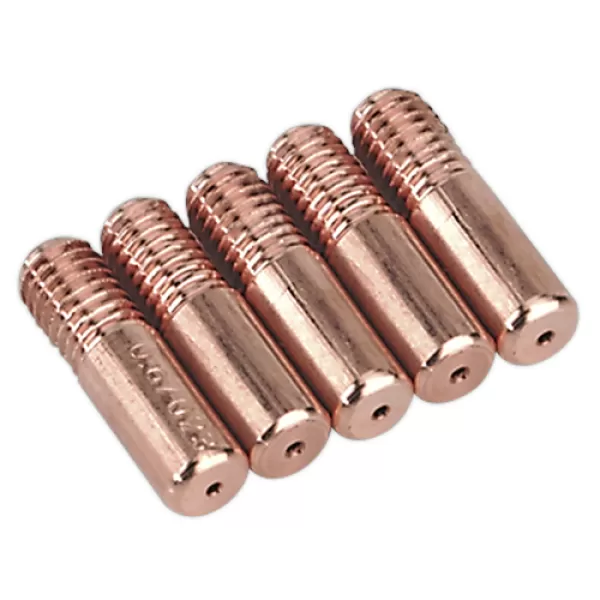 Image of Genuine SEALEY MIG952 Contact Tip 0.8mm TB14 Pack of 5