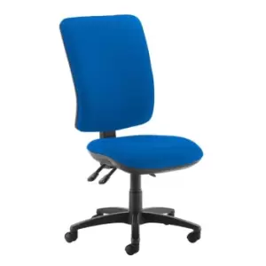 Image of Dams MTO Senza Extra High Back Operator Chair with No Arms - Blizzard Grey