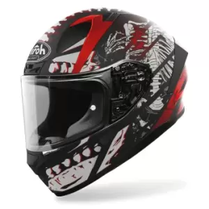 Image of Airoh Valor Ribs Helmet, black-red, Size L, black-red, Size L