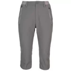 Image of Trespass Womens/Ladies Grateful 3/4 Shorts (XL) (Storm Grey)