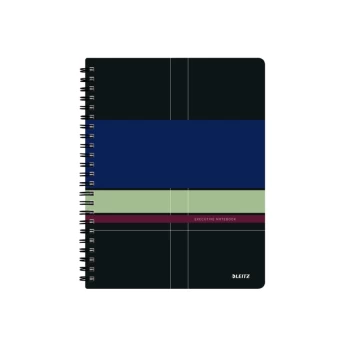 Image of Executive Project Notebook A4 Ruled, Wirebound with Polypropylene Cover 80 Sheet - Outer Carton of 6
