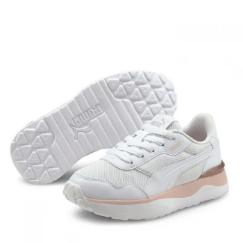 image of Puma R78 Voyage Child Girls Trainers - White/Lotus