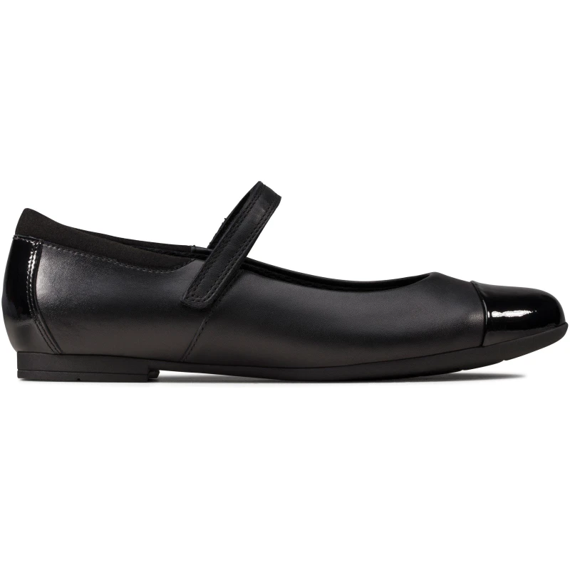 Image of Clarks Scala Gem Mary Janes - Black 7