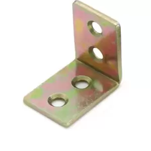Image of Steel from Corner l Shape Brace Angle Bracket - Size 25 x 25 x 17mm - Pack of 10