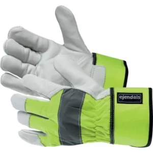 Image of 198 Full Grain Cowhide Gloves Refl. Cuff Size 10