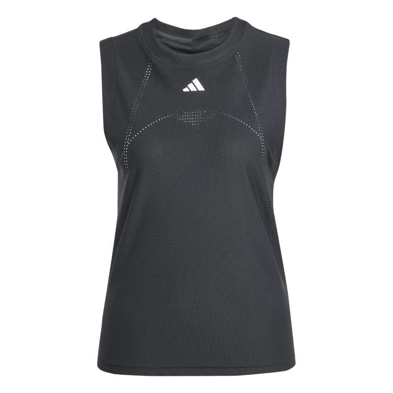Image of adidas Roland Garros Match Vest Womens Black female 10 (S)