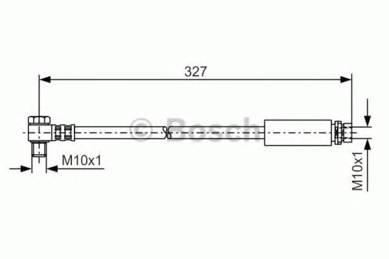 Image of Bosch 1 987 476 098 Brake Hose Brake Hose (83)