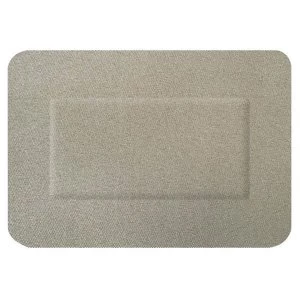 Image of Click Medical Hygioplast Fabric Large Patch Plasters Tan Pack of 50