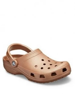 image of Crocs Classic Clog Uni Flat Shoe - Bronze