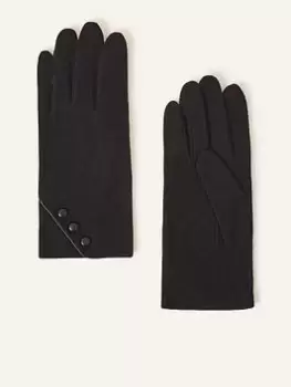 Image of Accessorize Touchphone Wool Glove, Black, Size M/L, Women