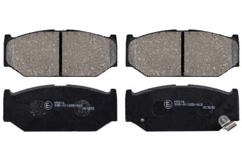 Image of SWAG 33 10 5084 Brake pad set Front Axle, with acoustic wear warning Brake Pad Set,disc brake (402)