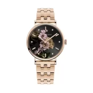 image of Ladies Rose Gold-Tone Stainless Steel Watch BKPPHF306