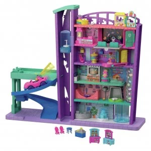 Image of Polly Pocket Mega Mall with Floors & Micro Dolls Girls Toys