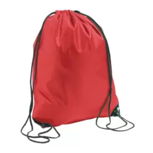 image of SOLS Urban Gymsac Drawstring Bag (ONE) (Red)