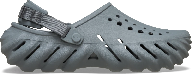 Image of Crocs Unisex Echo Clogs Concrete W10/M9