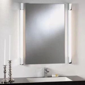 image of 1 Light Bathroom Over Mirror Wall Light Polished Chrome IP44