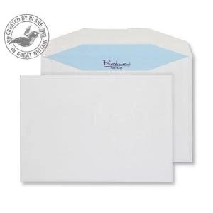 Image of Blake Premium Postfast C5 90gm2 Gummed Mailer Envelopes White Pack of