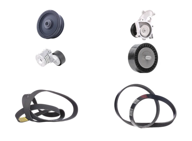 Image of RIDEX 4172P0156 Water Pump + V-Ribbed Belt Kit Water Pump + V-Ribbed Belt Kit (4172)