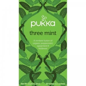 image of Pukka Three Mint Tea (Pack of 20) P5025