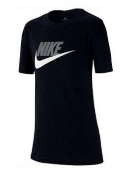 image of Nike Boys Nsw Futura Icon T-Shirt - Black/Grey