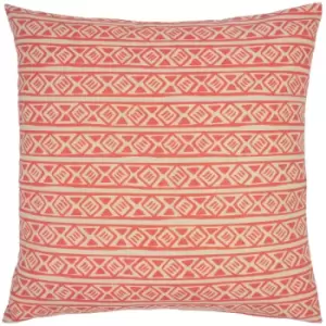 image of Nomi Monoprint Cushion Coral