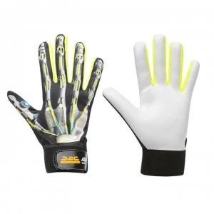 image of Atak Bionix Gloves Juniors - Silver/Yellow