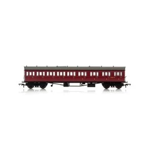 Image of Hornby BR Collett 57' Bow Ended E131 W6242W Nine Compartment Composite (Right Hand) Era 4 Model Train