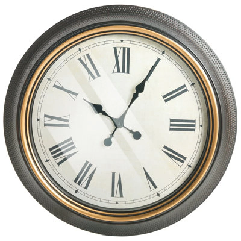 Image of Beliani Wall Clock Villena 63cm Black
