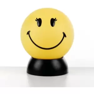 image of Onli Smiley Childrens Globe Table Lamp, Yellow