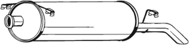 Image of Rear silencer BOSAL 135-037