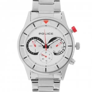 image of 883 Police 94383 Watch - Wht/Slv 04M