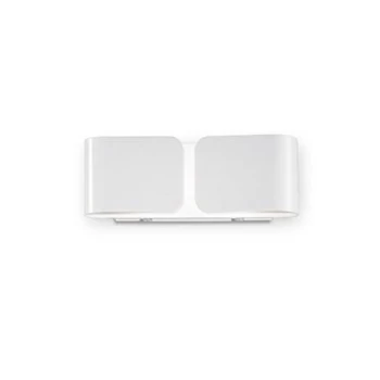 Image of Clip 2 Light Indoor Large Wall Light White, E27
