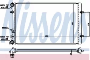 image of 652011 Nissens Car Radiator Thermal Control engine cooling