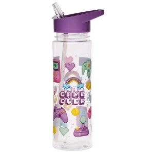 Image of Reusable 550ml Plastic Water Bottle - Next Gen Game Over