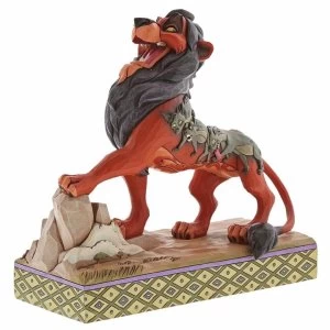 Preening Predator Scar Lion King Disney Traditions Figurine