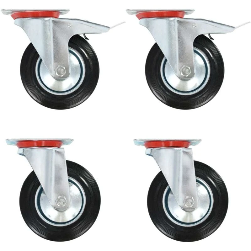 Image of VIDAXL Swivel Casters 4 pcs 160 mm Vidaxl 8718475720522