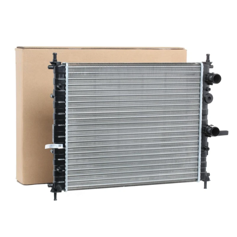Image of RIDEX 470R0195 Engine radiator Aluminium, Mechanically jointed cooling fins, without clip Radiator,engine cooling (470)