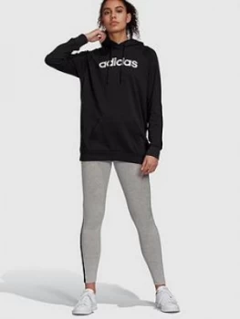 Image of adidas Hoodie & Leggings Tracksuit - Black Size M Women