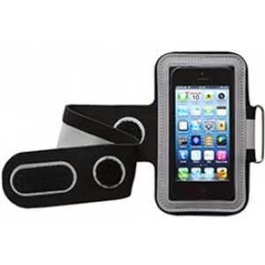 image of Groov-e GVAM1BG Universal Sport Armband for your Mobile Devices Black and Grey