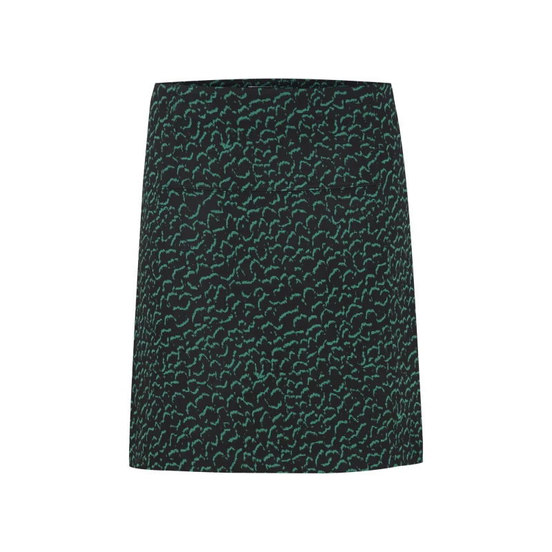 Image of Ichi Womens skirt Ichi Kate Jacquard 4 Vert Female S