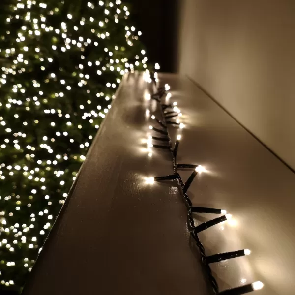 image of 125m Treebrights Christmas Lights with 5000 LEDs in Warm White with Timer