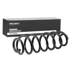 image of RIDEX Coil spring VW,SKODA 188C0359 Suspension spring,Springs,Coil springs,Coil spring suspension,Suspension springs