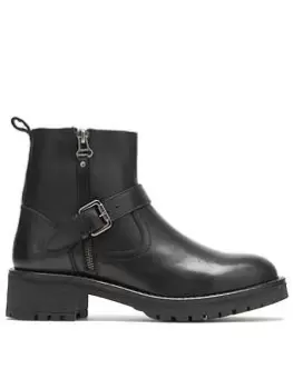 Image of Hush Puppies Hush Puppies Anna Zip Boot, Black, Size 4, Women