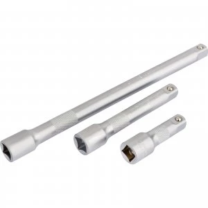 Image of Draper 3 Piece 1/2" Square Drive Extension Bar Set 1/2"