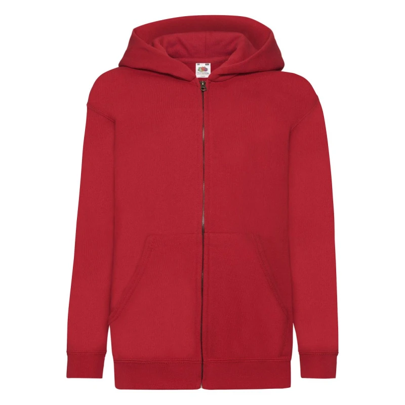 Image of Fruit Of The Loom Classic boys's Children's sweatshirt in Red