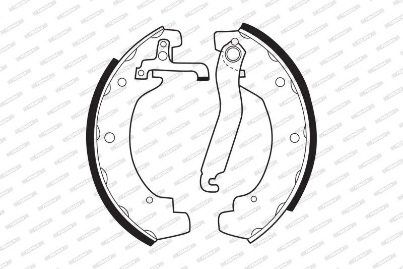 Image of FERODO Brake Shoe Set FERODO FSB279