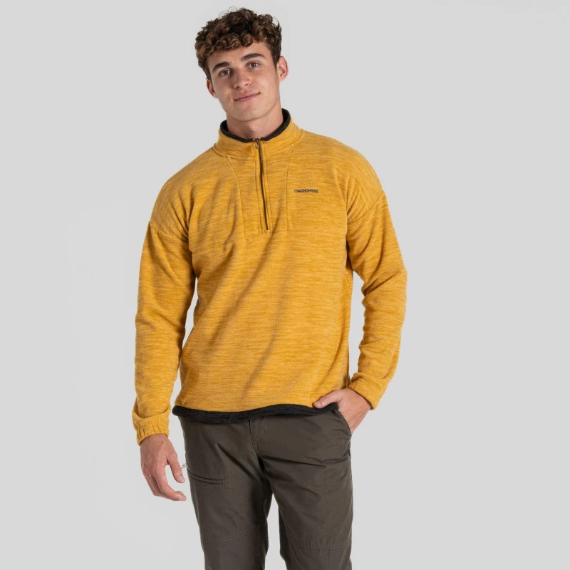 Image of Craghoppers Esk Half Zip Yellow