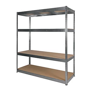 Rb Boss 4 Tier Wood Shelving Kit - 1800 x 1600 x 600mm 300kg Udl