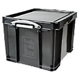 Image of Really Useful Black Recycled Box 35 Litre Capacity